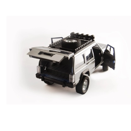 Xe ô tô bán tải điều khiển từ xa Through Truck MN78 RTR  địa hình MN 78 chạy 2 cầu 4WD có xi nhan, đèn led, mở được cửa