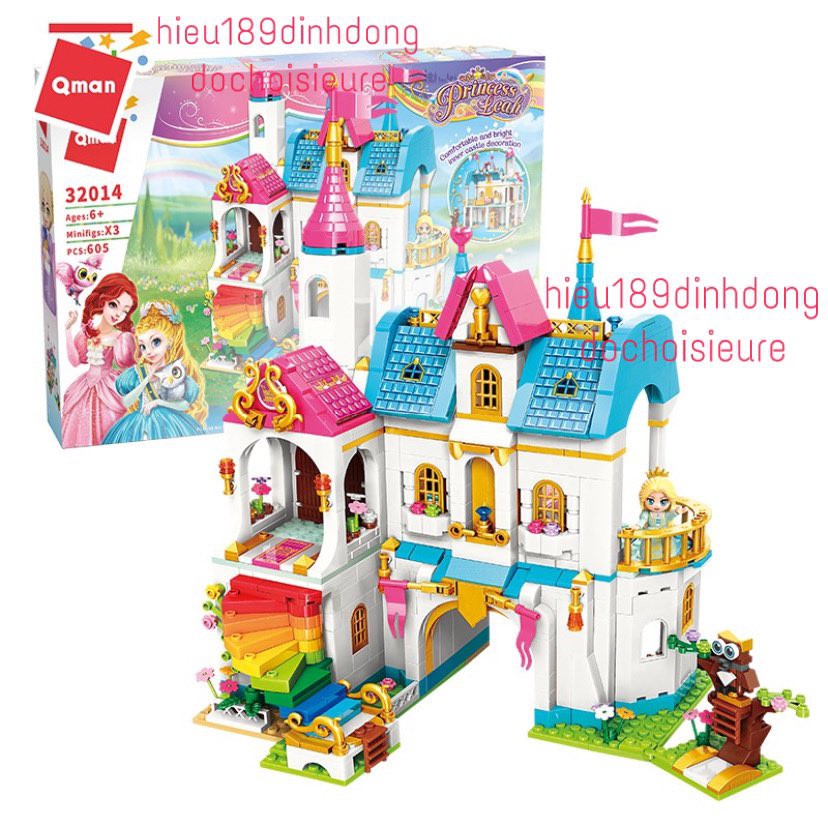 Lắp ráp xếp hình qman 32014 : Lâu đài