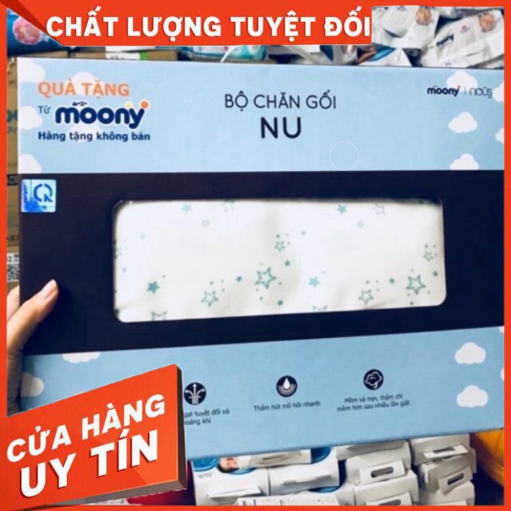 SHOP MẸ BÔNG Sét chăn + gối xô nous( quà tặng moony)