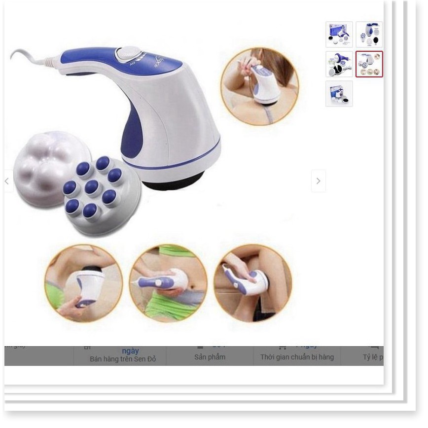 Máy đánh tan mỡ bụng cầm tay Relax & Spin Tone