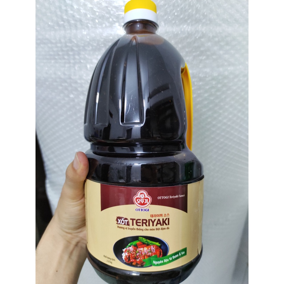 Sốt teriyaki ottogi hàn quốc 2.25kg can to cho nhà hàng - 데리야끼 소스