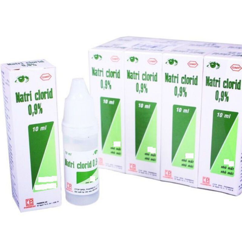 1 chai Nước muối sinh lý Natri clorid , Nacl 0,9% vệ sinh mắt mũi