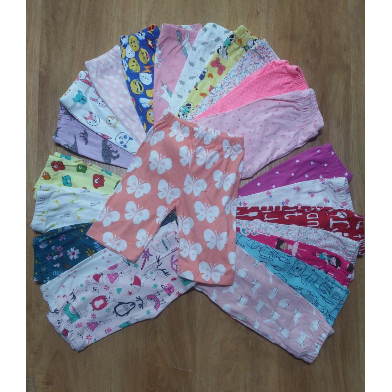 Quần Legging Lửng Bé Gái Cotton Borip 10-21kg