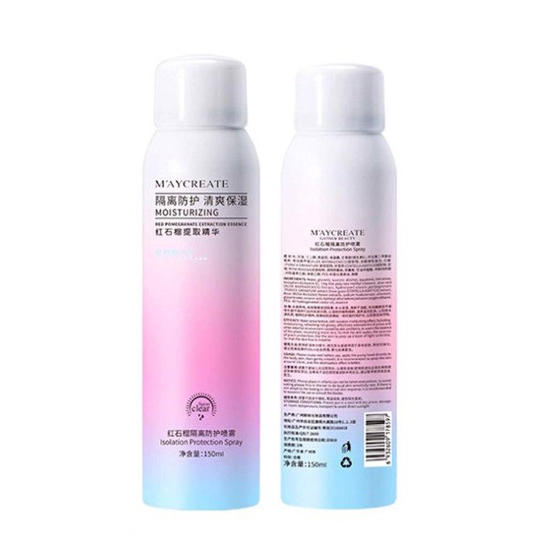 Xịt chống nắng MayCreate nâng tone,chống nước 150ML tiện dụng | BigBuy360 - bigbuy360.vn