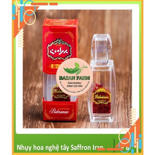 Nhuỵ hoa nghệ tây Saffron Negin Iran chính hãng thương hiệu Bahraman, hộp 1g.
