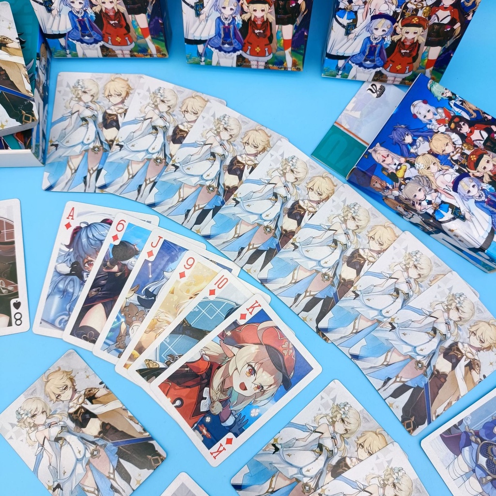 Bộ bài anime poker KUROKO TUYỂN THỦ VÔ HÌNH 52 lá hộp ảnh anime chibi