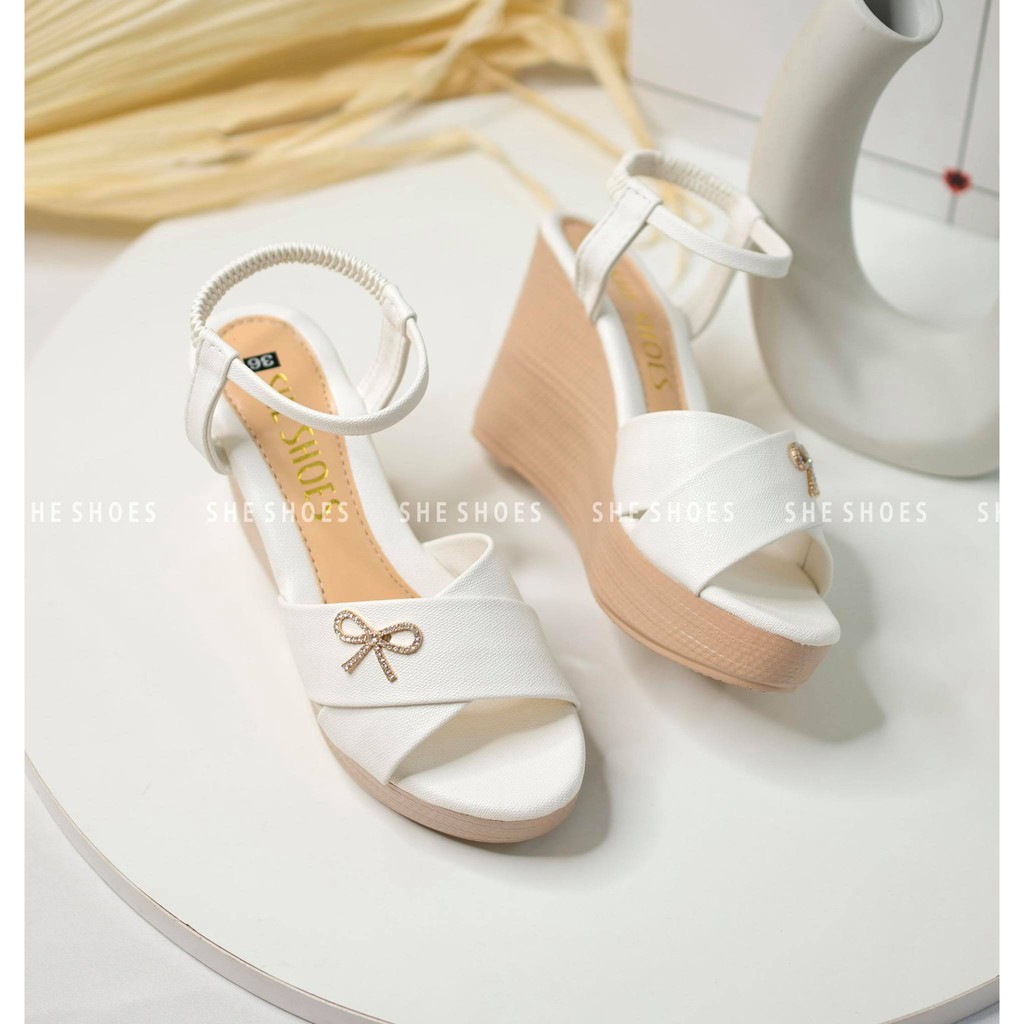 Giày sandal đế xuồng ♥️Freeship♥️ sandal nữ 9p siêu nhẹ, độc quyền bởi SHE SHOES