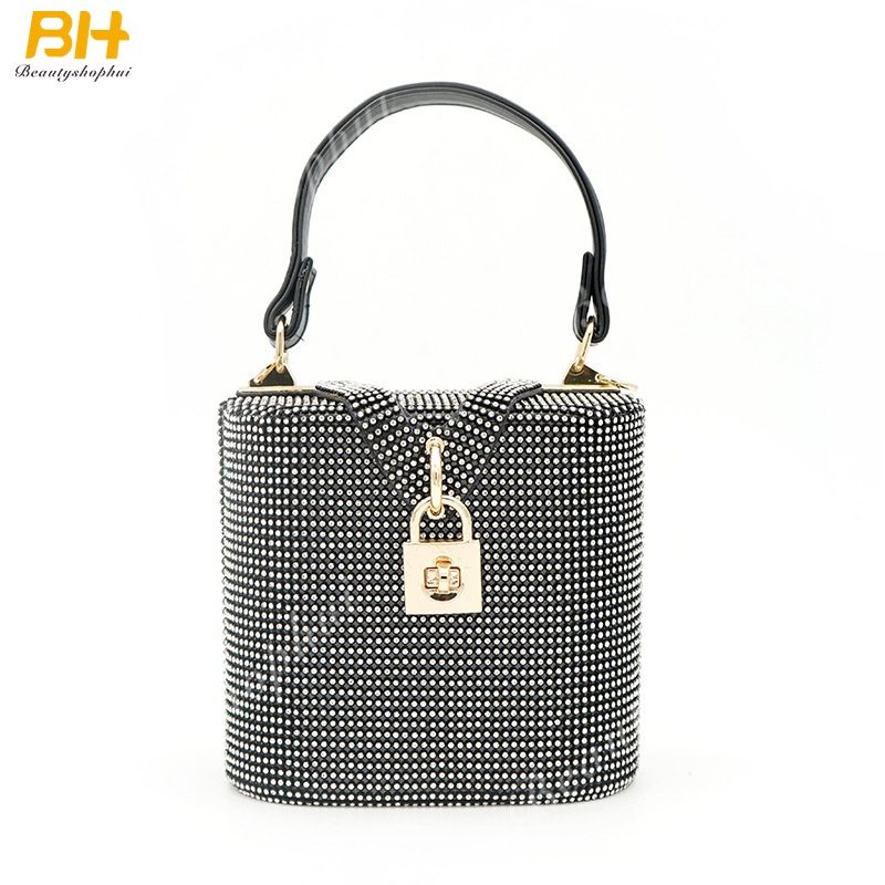 Túi Xách Đeo Vai Đính Đá Phong Cách Âu Mỹ Mới Cho Nữ