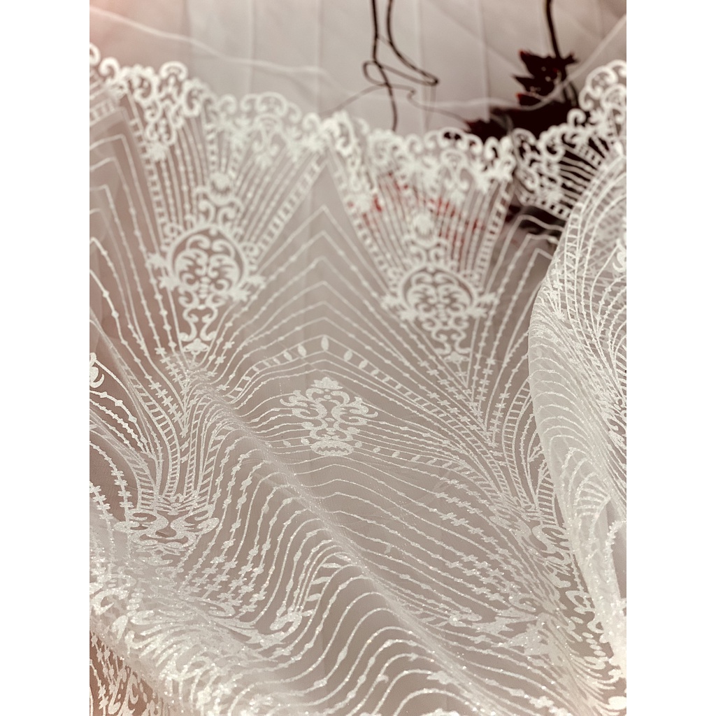 Vải kim tuyến ánh 7 màu #537