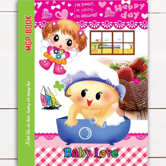 Tập Vở Minh Gia Phát Baby Love 96 Trang ĐỊnh Lượng 100