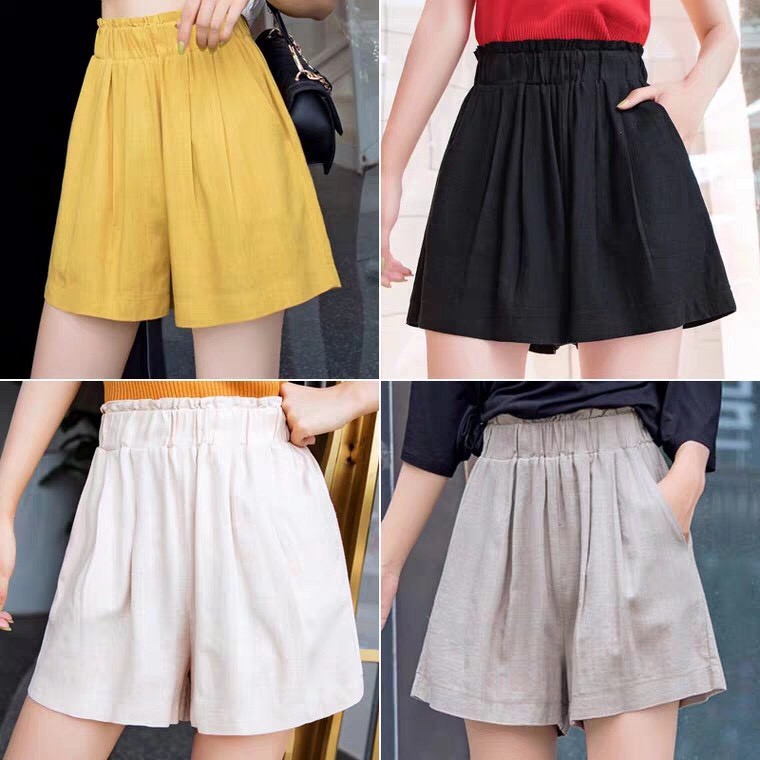 QUẦN ĐÙI NỮ DÁNG CỰC XINH HOT TREND 4 MÀU -SHEANBASIC | BigBuy360 - bigbuy360.vn