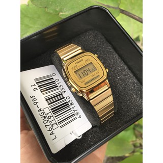 Đồng hồ Nữ Casio La670 gold