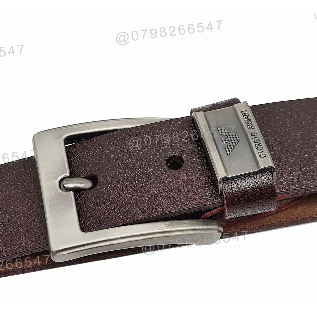 Thắt lưng nam da bò cao cấp DHM-276 | Khoá kim mặt vuông đen nhám mạnh mẽ | Bảo hành 12 tháng