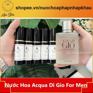 Nước Hoa Nam Acqua Di Gio Trắng Chai 10ml