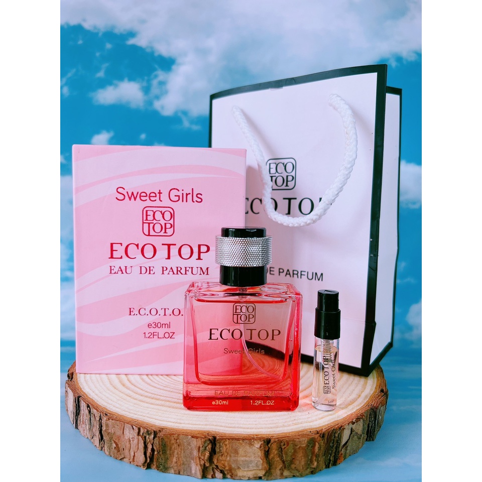Nước hoa Pháp Ecotop sweet girls Eau De Parfums Nữ-Cuốn hút, Ngọt ngào, Huyền bí