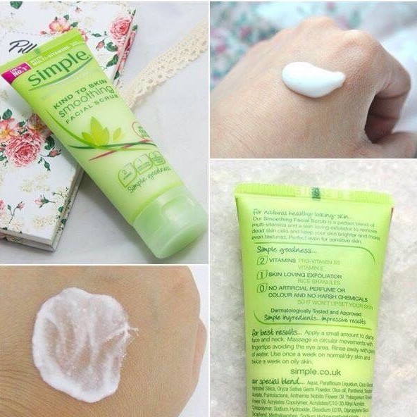 chính hãng Tẩy da chết Simple Smoothing Facial Scrub