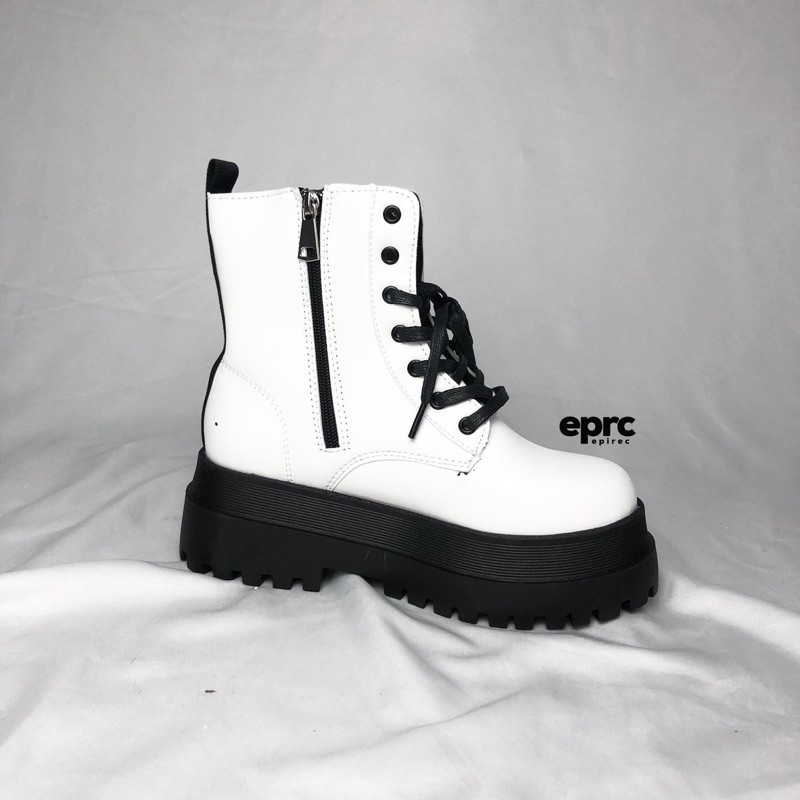 (HÀNG ORDER) Boots da lì đế cao thời trang 6cm | BigBuy360 - bigbuy360.vn