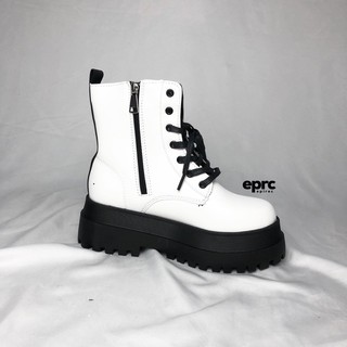 (HÀNG ORDER) Boots da lì đế cao thời trang 6cm