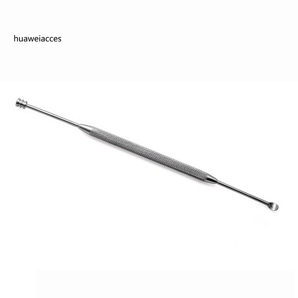 Dụng Cụ Lấy Ráy Tai Hai Đầu Dạng Xoắn Ốc Bằng Thép Không Gỉ HUA