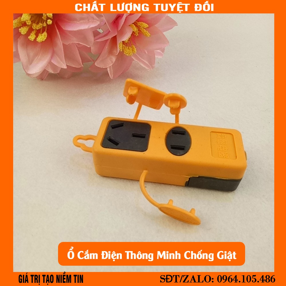 Ổ Cắm Điện 3 ổ cắm Thông Minh An Toàn