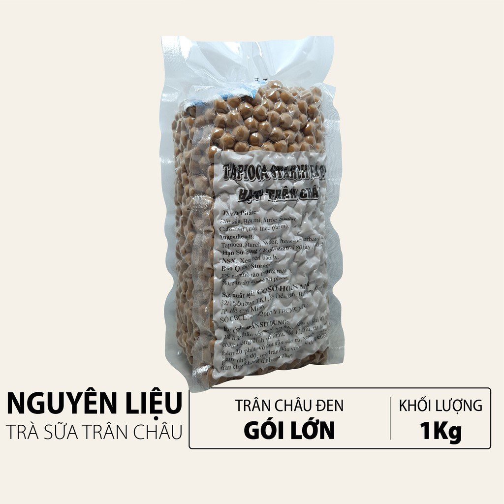 1KG TRÂN CHÂU CARAMEL THƠM NGON PHA TRÀ SỮA - SAIGONFOOD