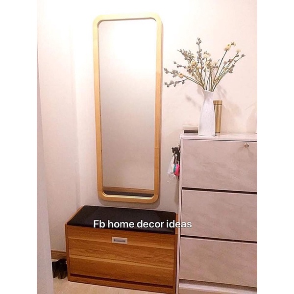 Gương soi toàn thân khung gỗ, gương đứng giá rẻ, gương Home Decor Ideas