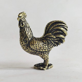 Gà mini bằng đồng giá rẻ làm phụ kiện tiểu cảnh, phụ kiện bàn trà, trang trí bonsai, làm quà tặng