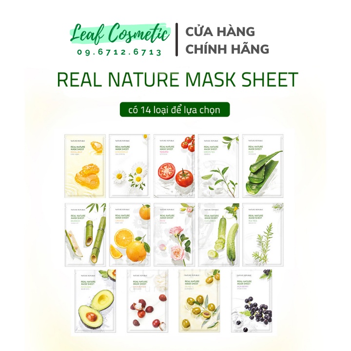 Mặt Nạ Nature Republic Real Nature Mask Sheet