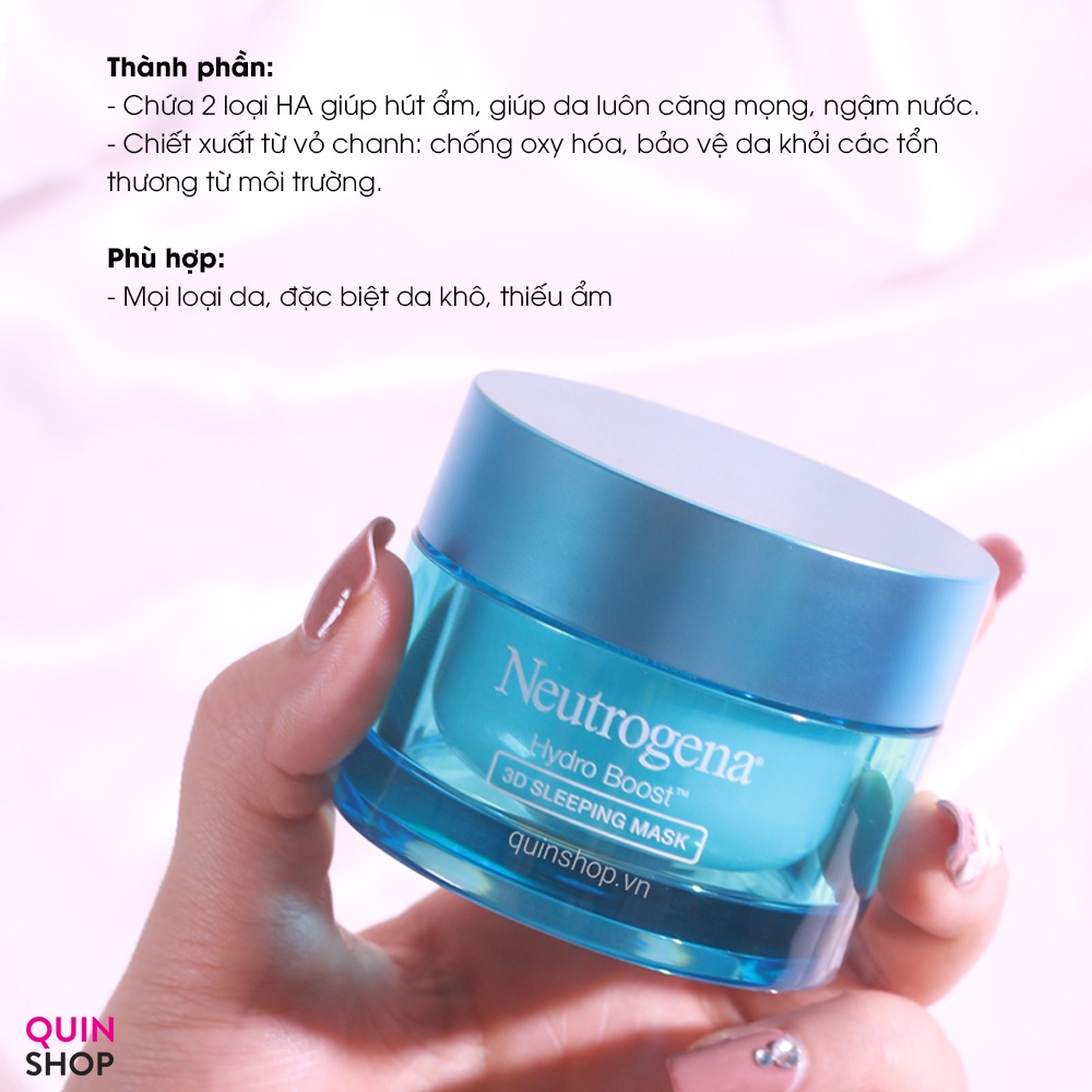 Mặt Nạ Ngủ Neutrogena Hydro Boost 3D Sleeping Mask