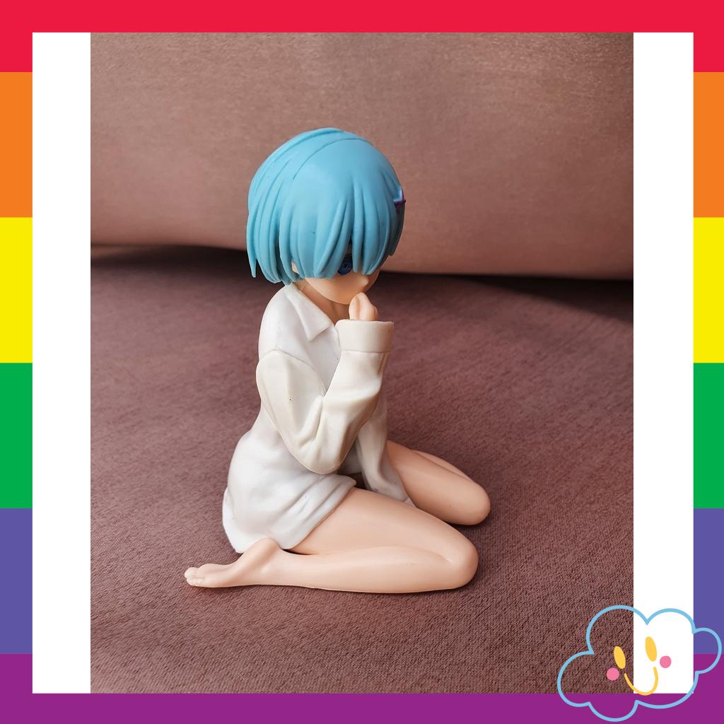 Mô Hình Rem Mặc Áo Sơ Mi Figure Re: Zero Mô Hình Không Hộp