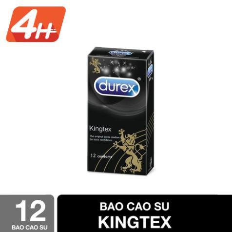 Bao cao su Durex Kingtex (Hộp 12 cái) - Nhà thuốc Amipharma