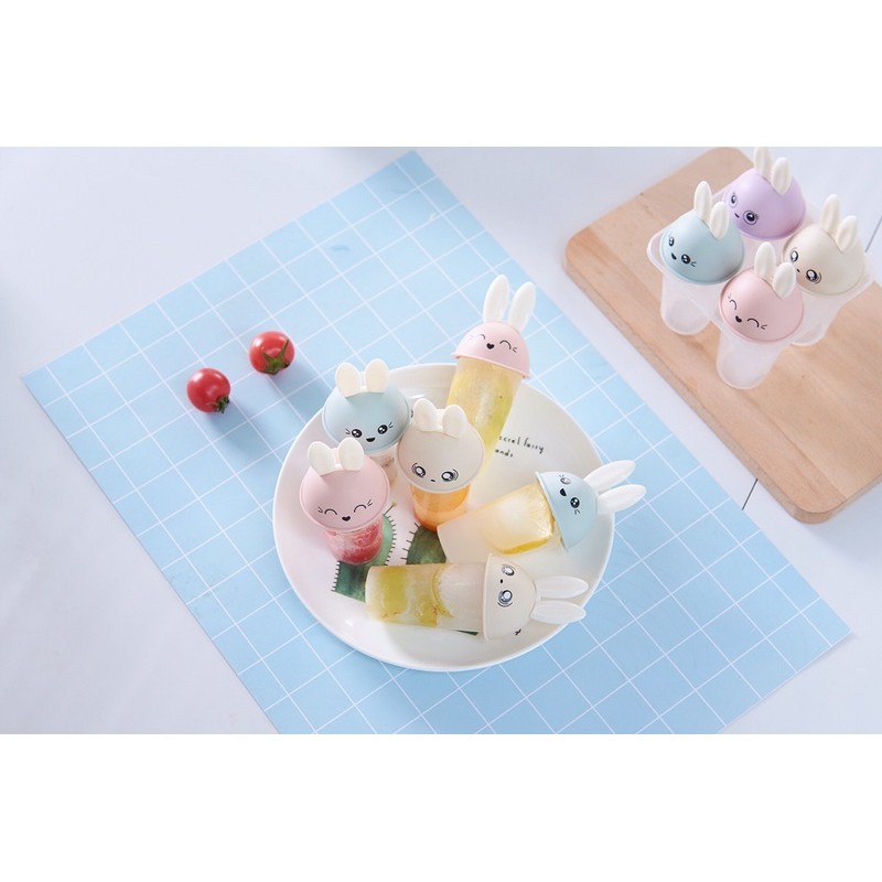 Khuôn làm kem hình thỏ dễ thương