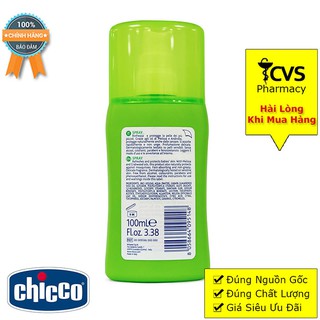 Xịt Chống Muỗi CHICCO - SPRAY REFRESHING & PROTECTIVE (100ml)