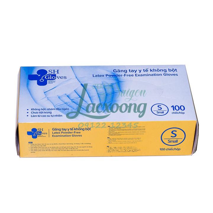 Găng tay y tế không bột màu đen | màu xanh hộp 100 cái | BigBuy360 - bigbuy360.vn