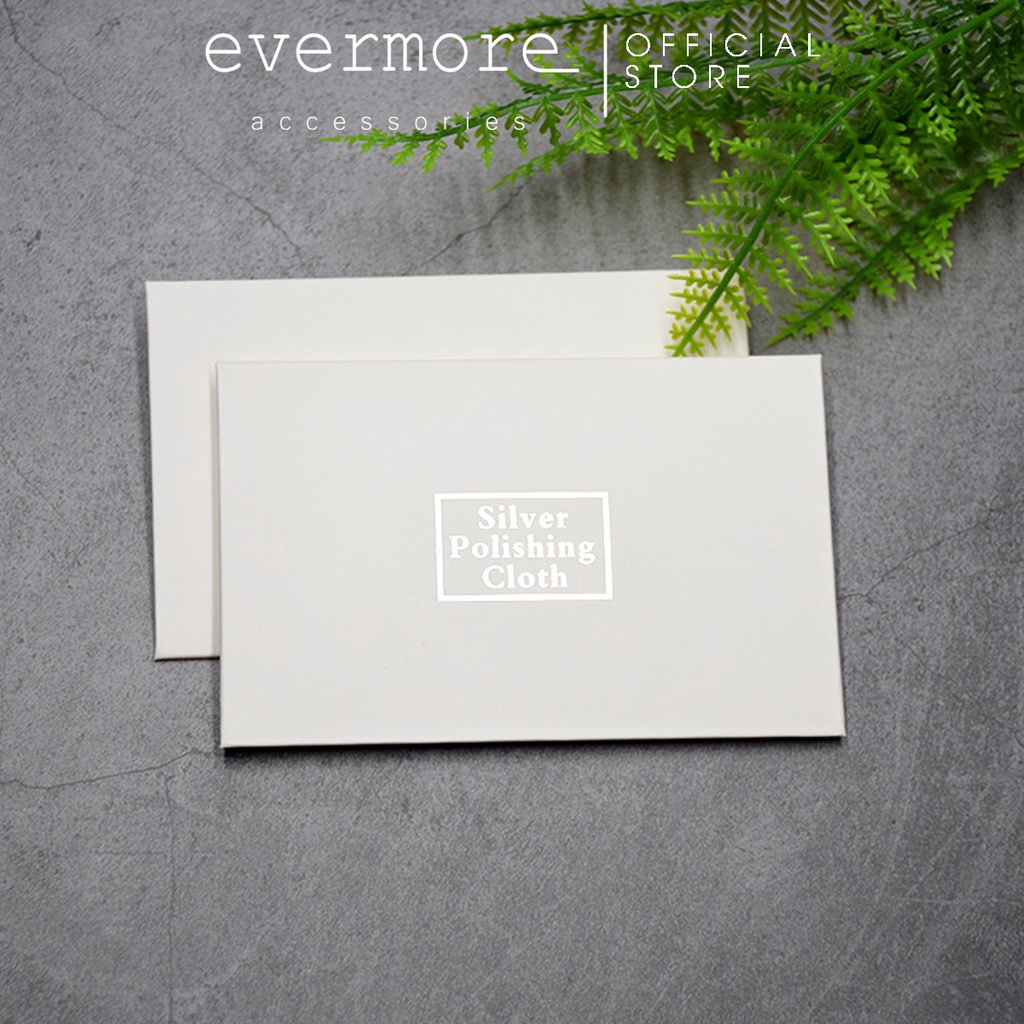 Khăn lau làm sáng bạc 5x10cm chất liệu da lộn EVERMORE