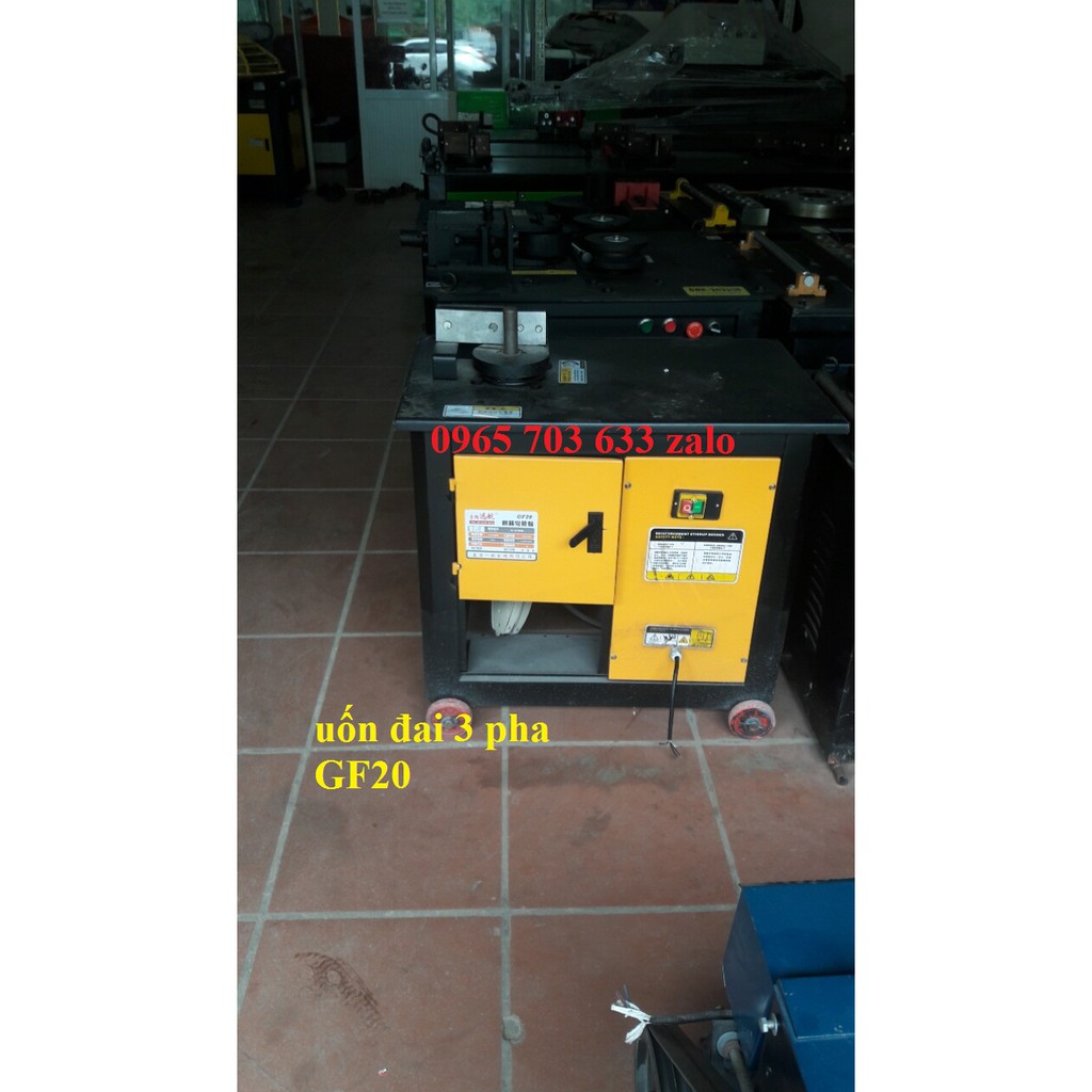 Máy uốn sắt GF20 công suất 2.2kw điện 3 pha uốn tối đa phi 14