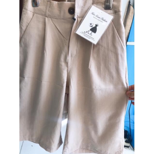 Quần đũi nhật lửng ống rộng thoải mái | BigBuy360 - bigbuy360.vn