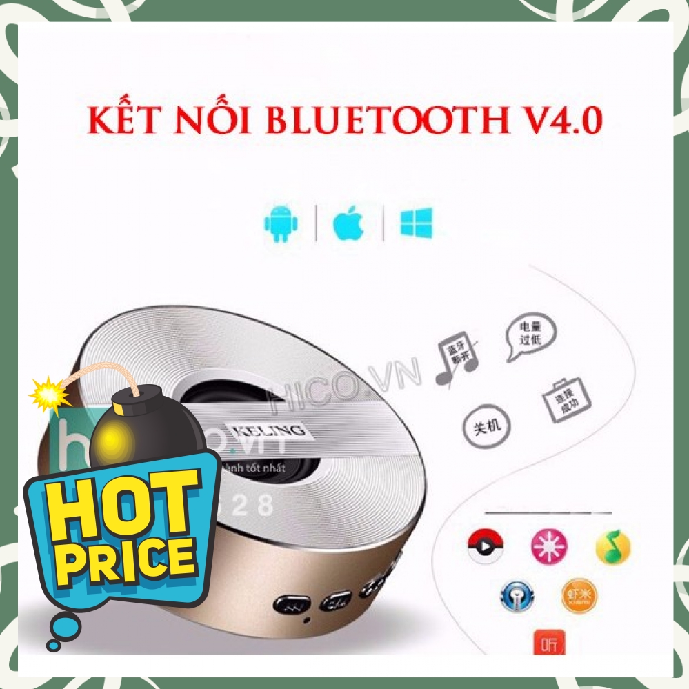 Loa Bluetooth Keling A5 nhỏ gọn, âm thanh sống động cực chất, giá rẻ