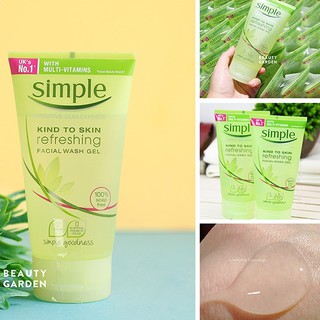 Sữa Rửa Mặt Simple Kind To Skin Refreshing Facial Wash Gel 150ml
