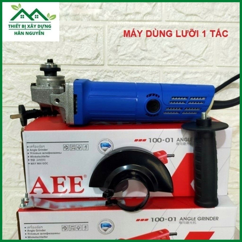 Máy cắt cầm tay AEE,công tắc đuôi,lưỡi cắt 100mm,chuyên cắt sắt,cắt gạch,cắt đá hoa cương,đánh bóng,cưa gỗ