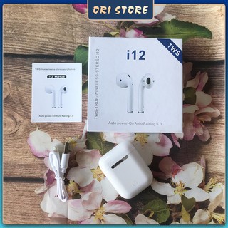 [FREESHIP] Tai Nghe Bluetooth TWS i12 5.0 Tai nghe không dây iphone Samsung Phiên Bản Quốc Tế Cực Chất