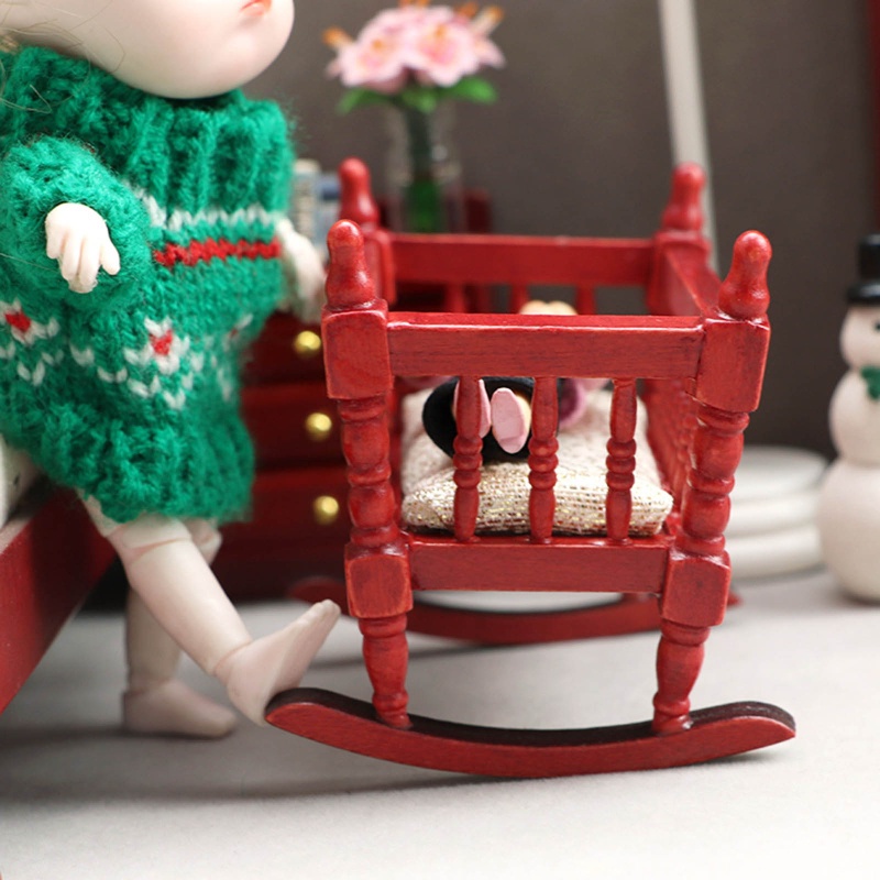 Đồ Chơi Lắc Tạo Hình Giường Ngủ Cho Trẻ Em