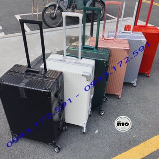 Vali sập khung nhôm lus2019 20inch + quà