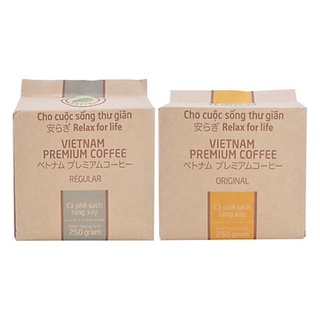Bộ 1 túi cà phê regular hello 5 coffee + 1 túi cà phê original hello 5 coffee