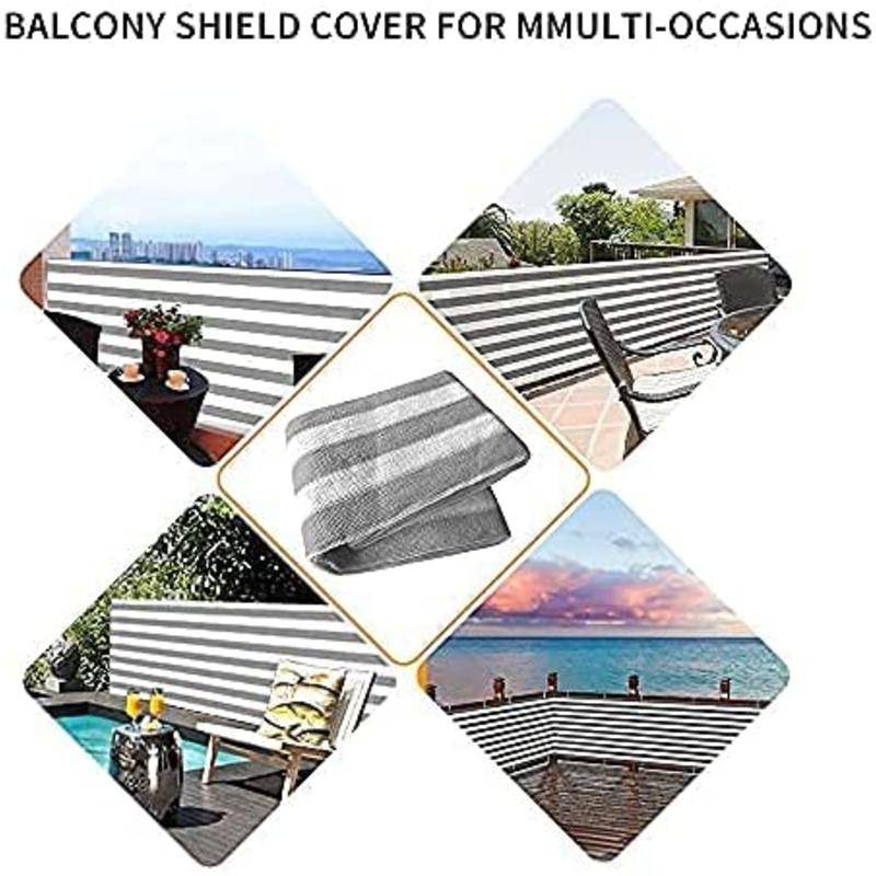 Tấm Che Polyester Chống Gió/Nắng/Mưa/Tuyết Có Khóa Kéo Cho Cửa Hàng Rào/Ban Công Bảo Vệ Sự Riêng Tư