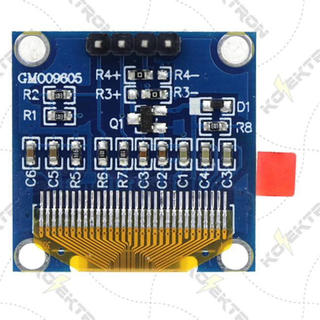 Mô Đun Hiển Thị Màn Hình Oled Xanh 0.96 Inch Arduino I2C Lcd 128x64