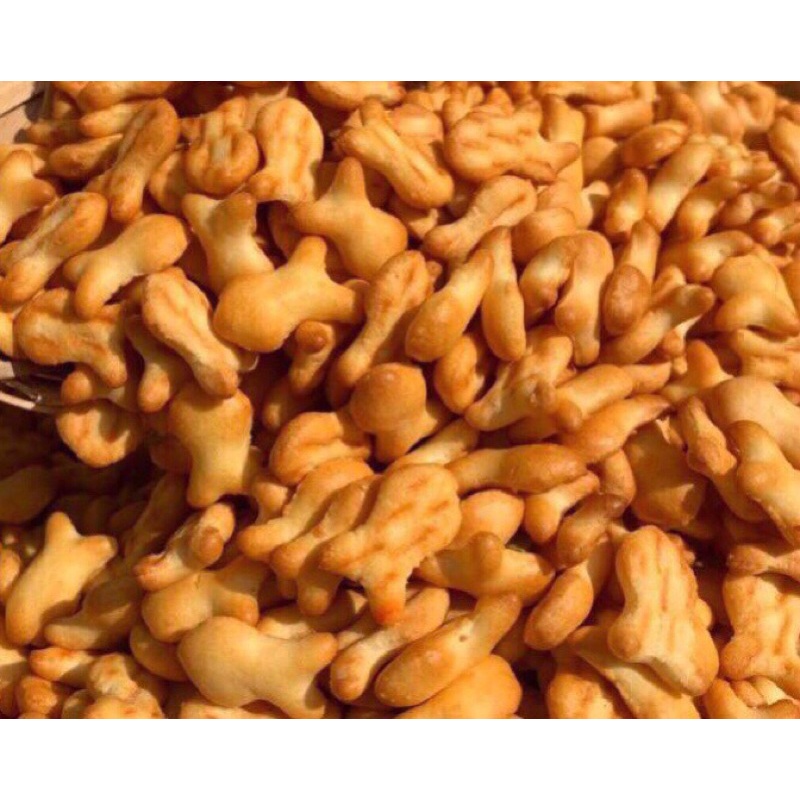 Bánh cá mặn gói 500gr tặng kèm tặng