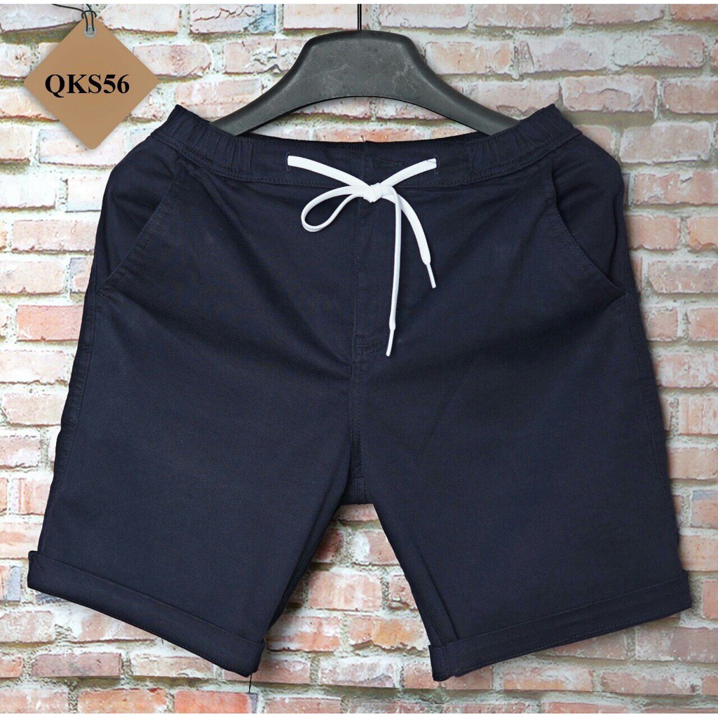 Quần Short Nam Kaki Thun Co Giãn Form Dáng Thể Thao, Quần Unisex Kaki Lửng