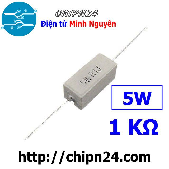 [3 CON] Điện Trở Công Suất 1K 5W