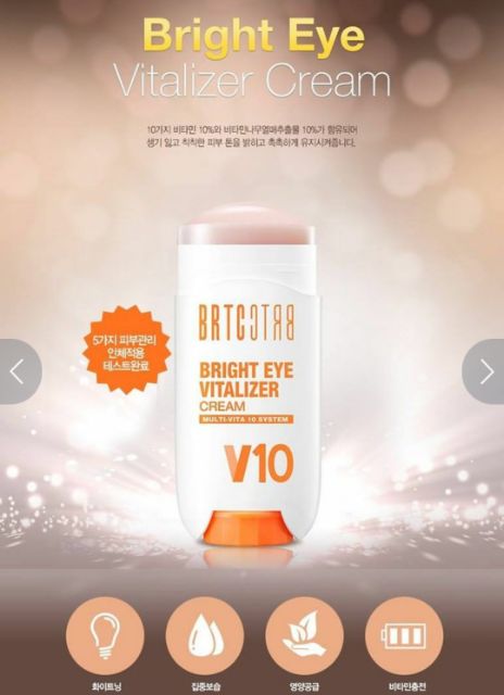 Thanh lăn giảm thâm mắt BRTC V10 Bright Eye Vitalizer Cream 16g | BigBuy360 - bigbuy360.vn
